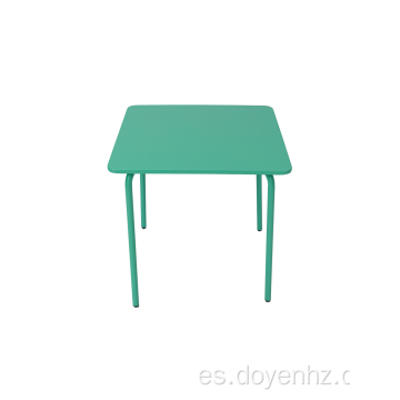 Mesa plegable infantil cuadrada de metal de 48 cm